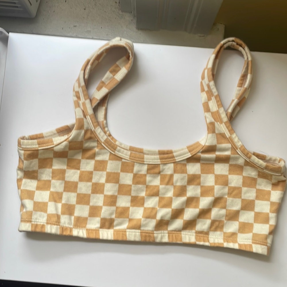 ARQ carres wide strap bra